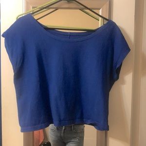 blue crop tunic BBP